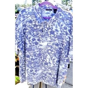 Men's Shirt Knightsbridge Hawaiian Pull-Over 2X   #066